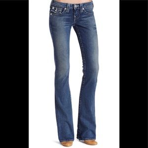 True Religion Becky Natural Stitch Basic Jean 27